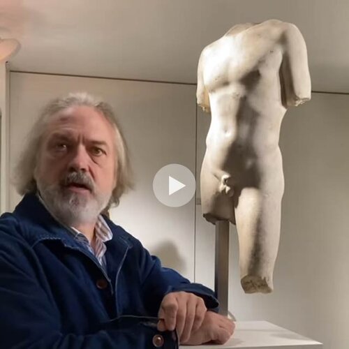 David Cahn discusses the statue of an ephebe. 21.10.2020